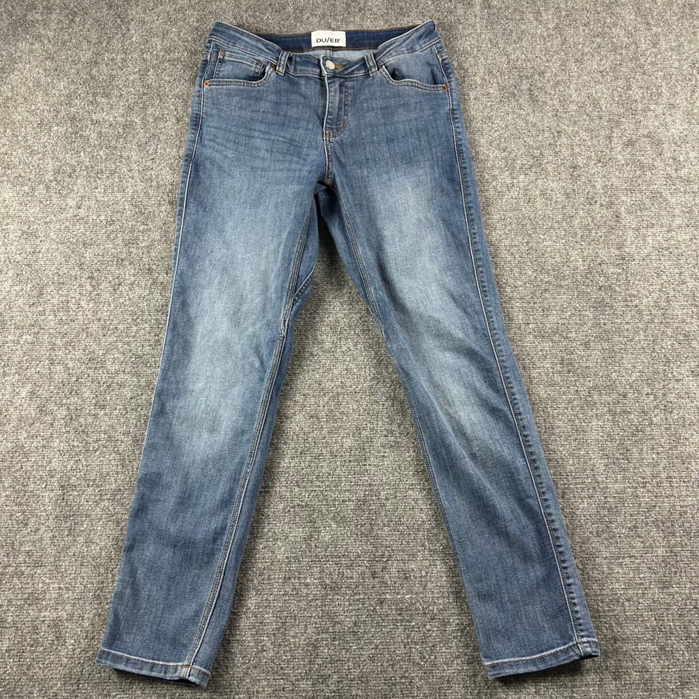 DU/ER Performance Denim Jeans Womens 28 Blue Slim‎ Fit WFLR5001 Stretch Comfort